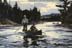 &ldquo;Salmon River&rdquo; by Ogden Pleissner