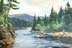 &ldquo;Salmon Fishing - The First Leap&rdquo; by Ogden Pleissner