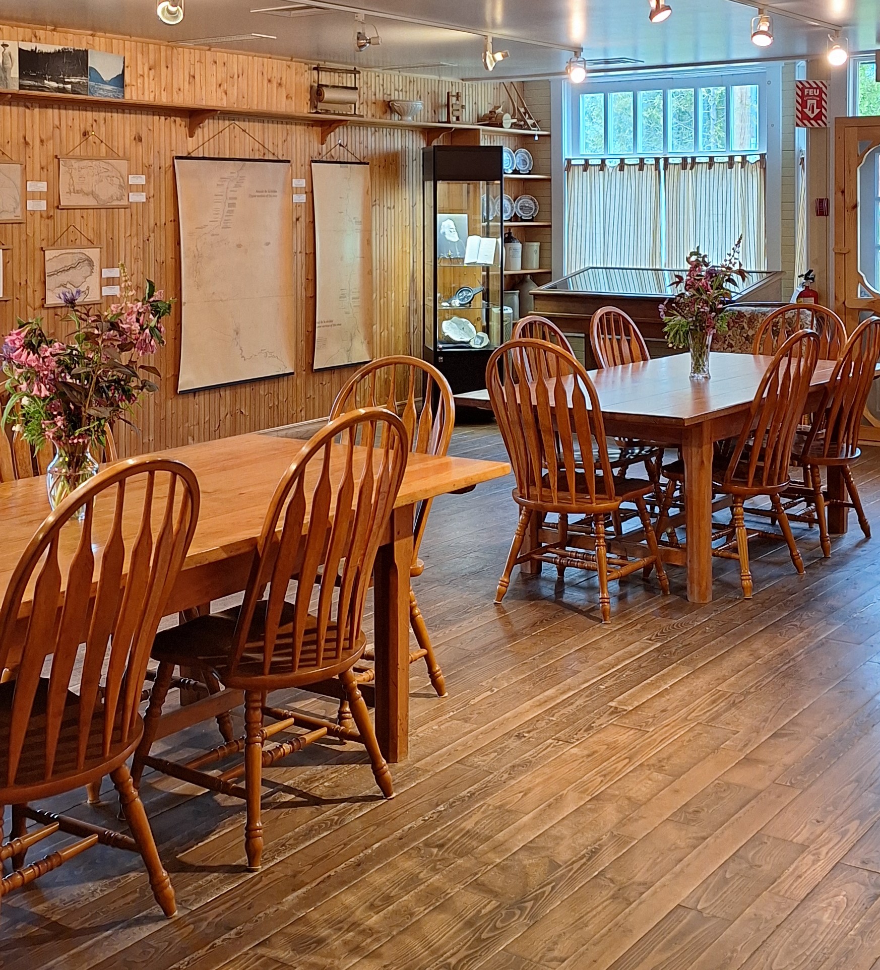 Click to enlarge A picture of the Lady Amherst Tea Room.