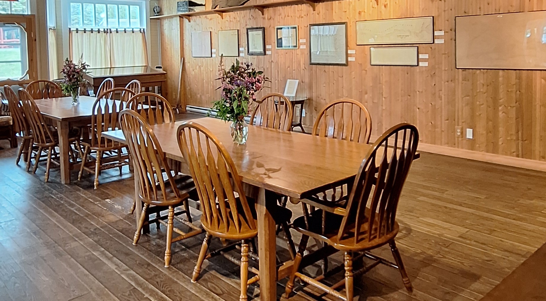 Click to enlarge A picture of the Lady Amherst Tea Room.